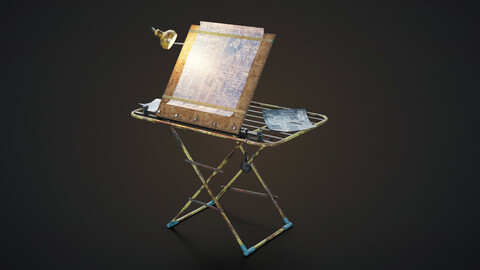 Hand made research table