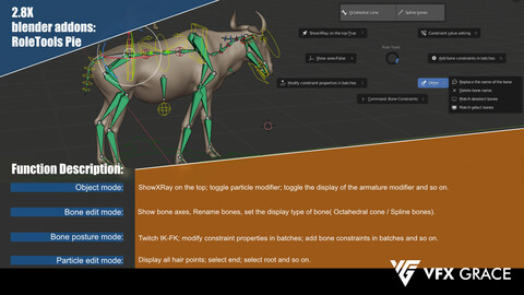 Artstation Blender Addon Roletools Pie Resources