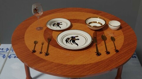 Wolf Dinner Set