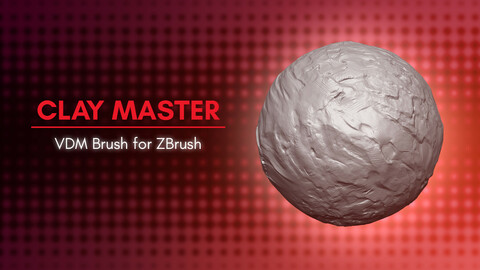 [VDM Brush] Clay Details Brush for ZBrush 2021