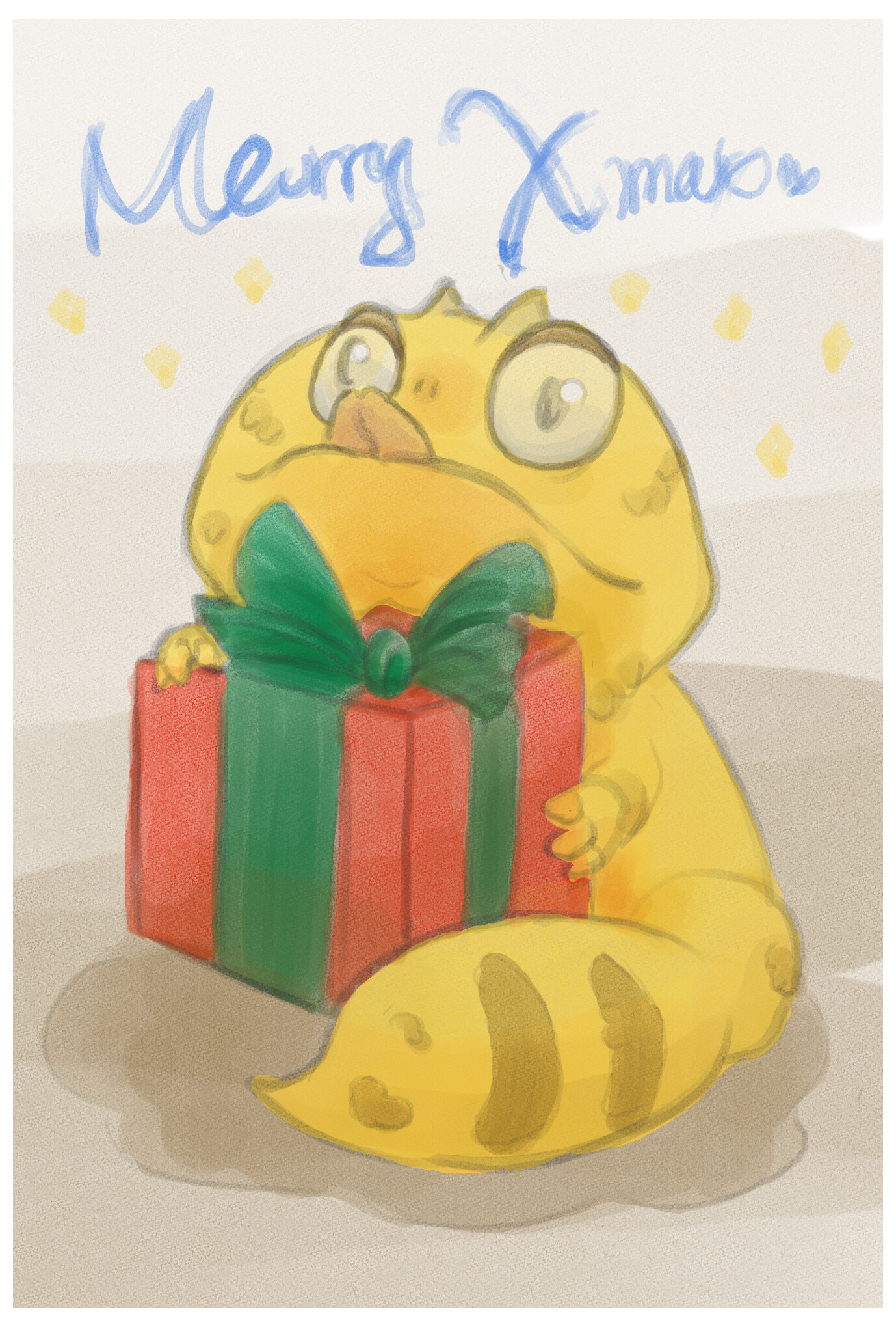 ArtStation Christmas lizard Artworks