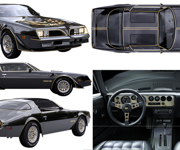 ArtStation - Pontiac Firebird Trans Am 1977 | Resources