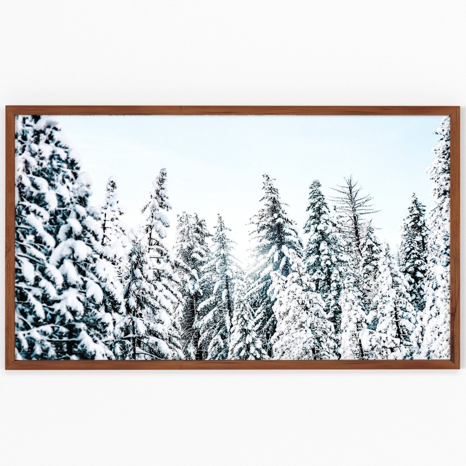 ArtStation - Art Frams 130- Snowy Trees Art | Resources