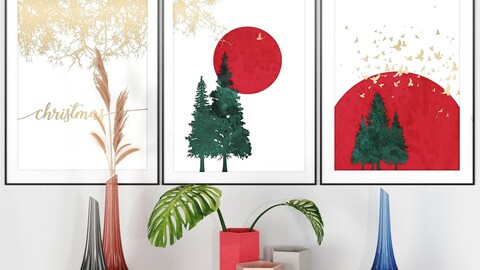 Decor Set no12- Christmas decorative