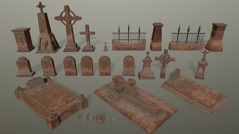 tombstone set
