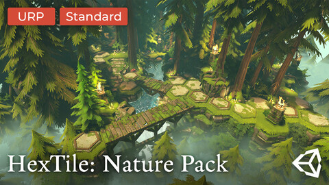 HexTile: Nature Pack - Unity Asset Pack | URP | Standard