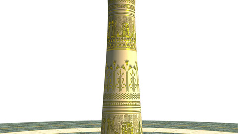 Egyptian Pharonic Column 01