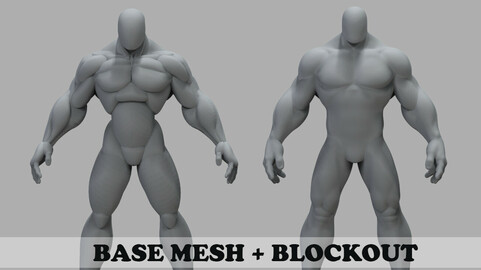 ArtStation - Base Mesh_ Body_01 | Resources