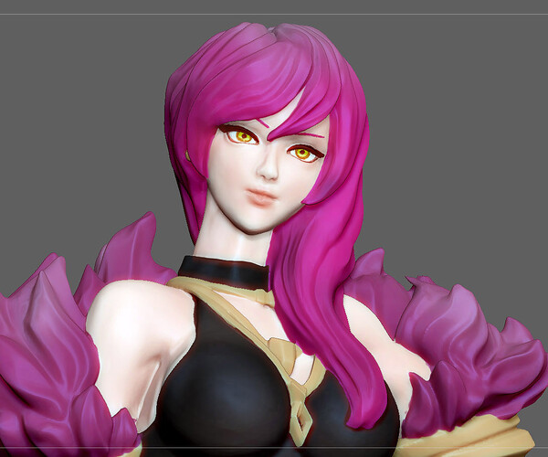 kda evelynn statue