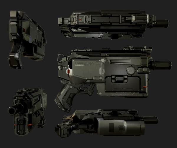 ArtStation - Gun Sci-Fi | Game Assets