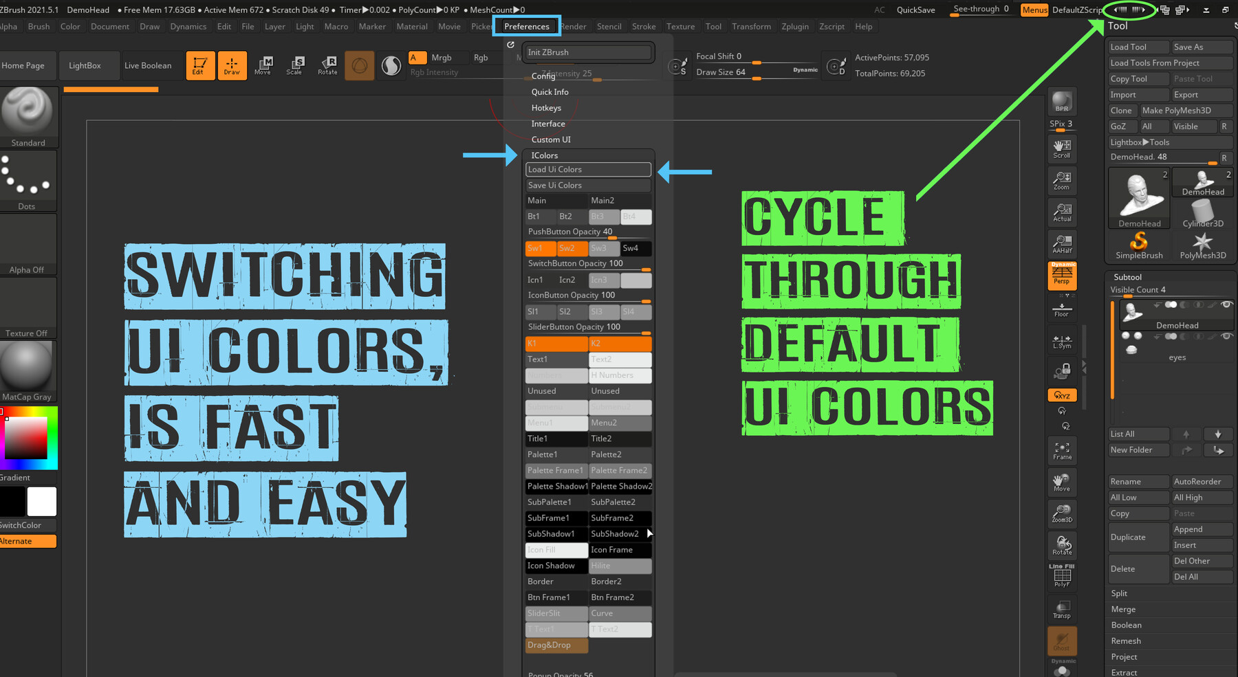 zbrush colorize button