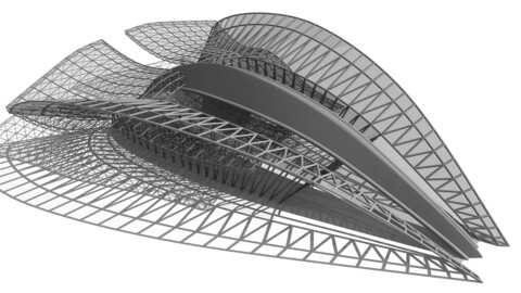 Parametric Shaded Station Structure