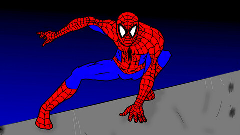 ArtStation - Spider-man parado en un tejado con el traje roto después de  pelear contra el doc. octopus | Artworks