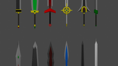 Fantasy swords (12 Pack )