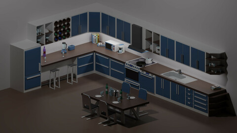 Modular Kitchen Assets