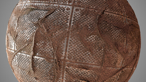 PBR dirty floor drain grate  2K  Material