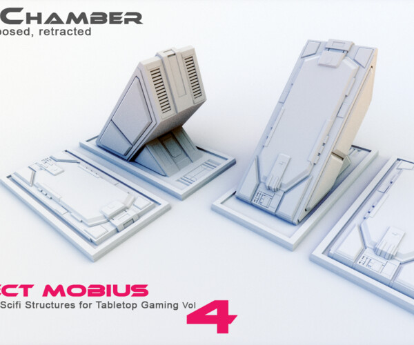 ArtStation 3D Printable Scifi Structures For Tabletop Gaming Vol 4 ArtStation 3D Printable Scifi Structures For Tabletop Gaming Vol 4