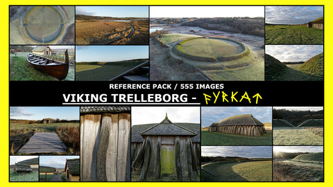 Fyrkat, Viking Trelleborg / Photo Reference / 550 images
