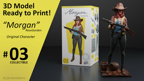 Morgan 3D Model Print Collectible 03