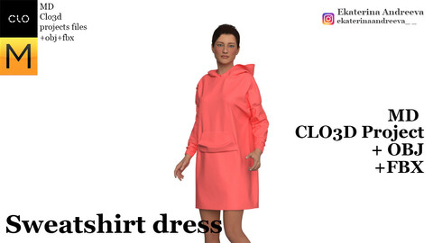Sweatshirt dress