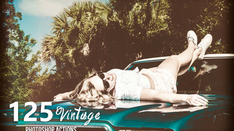 125 Vintage Photoshop Actions