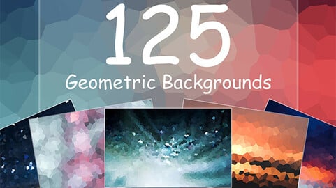125 Geometric Backgrounds
