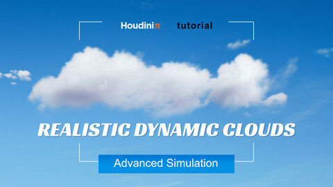 Houdini Tutorial | Realistic Dynamic Clouds - Advanced Simulation | VFX Grace