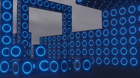 Stackable Syfi emissive box