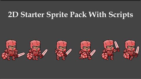 2D Starter Sprite Pack With Scripts