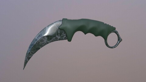 Six karambit knives