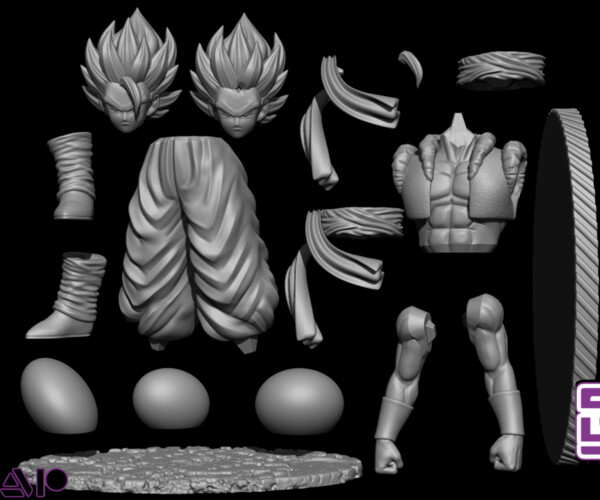 ArtStation - Bundle Gogeta - Dragon Ball | Resources