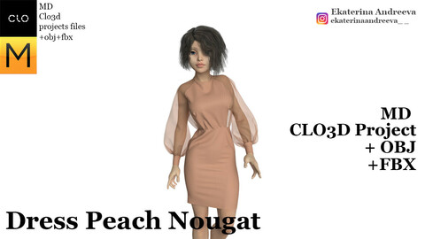Dress Peach Nougat