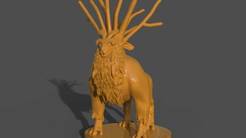 Deer God and ZBrush Timelapse