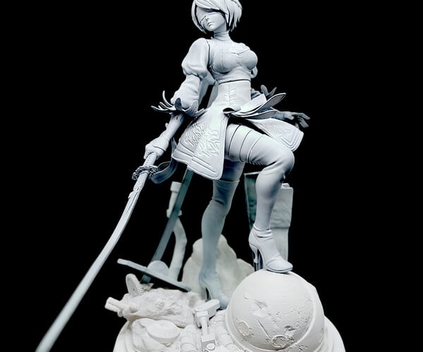 ArtStation - 2b Stl | Resources