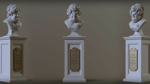 Haunted Mansion Aunt Florence 3D Printable Bust 3D print model