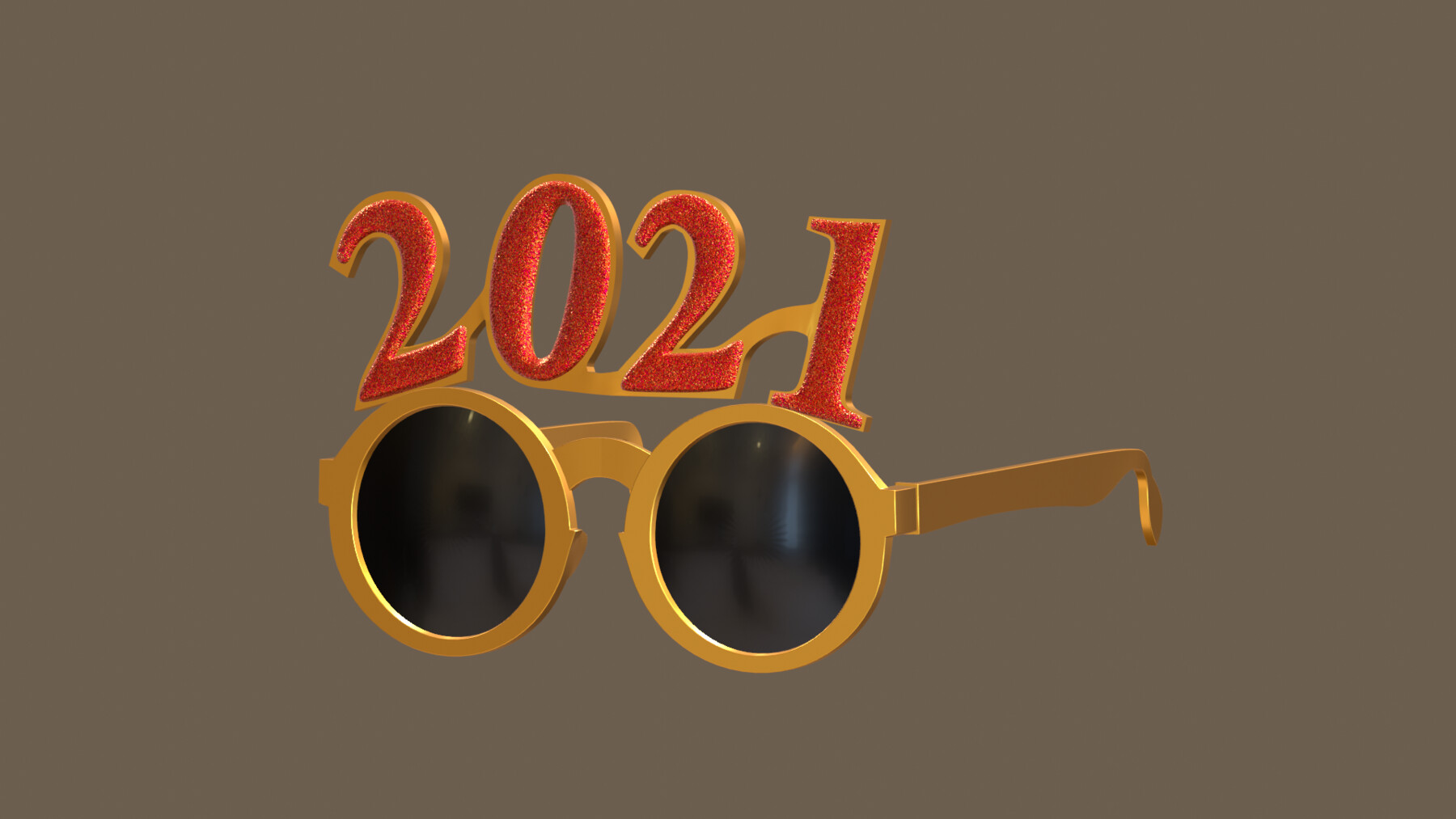 ArtStation - New Year Party Glasses low poly models | Game Assets