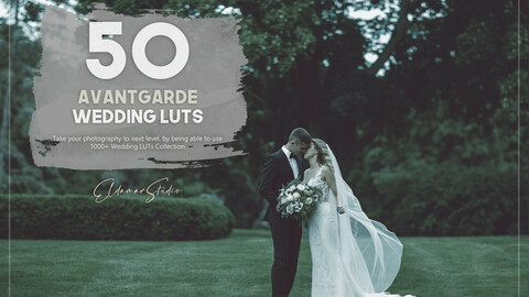 50 Avantgarde Wedding LUTs Pack
