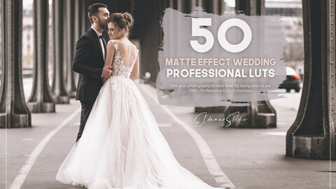 50 Matte Effect Wedding LUTs Pack