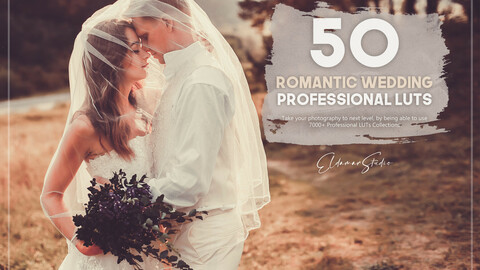 50 Romantic Wedding LUTs Pack