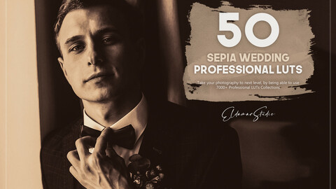 50 Sepia Wedding LUTs Pack