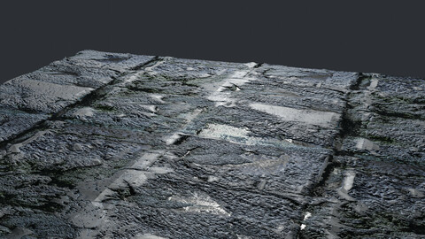 Silver Brick PBR Textures