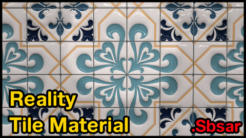 Reality Tile Material / v7 / .sbsar