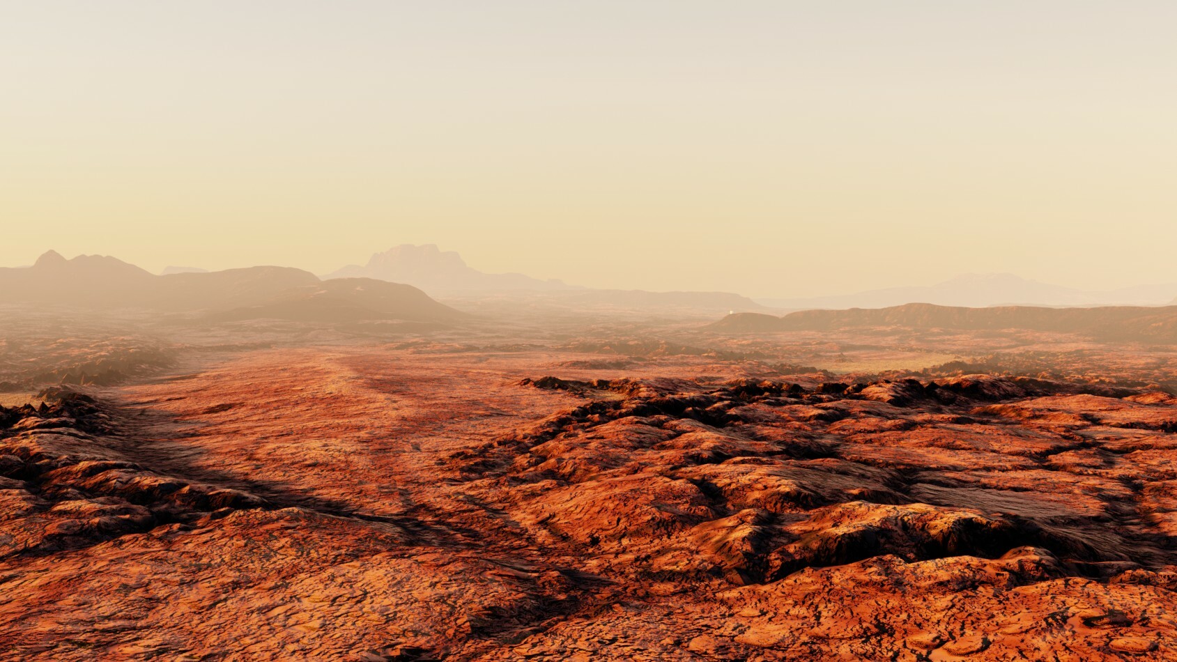 ArtStation - Martian surface - rocky area in Blender | Resources