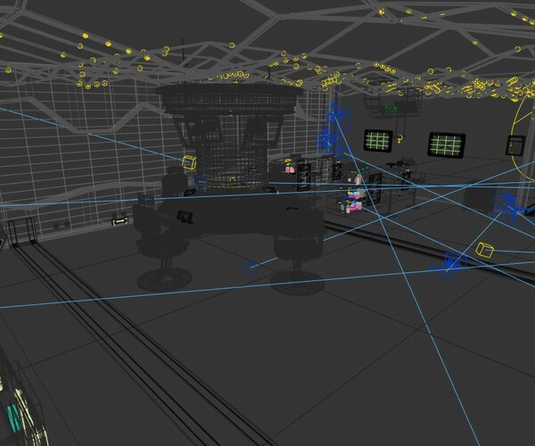 ArtStation - Sci Fi Interior Station - scifi station 3D model | Resources