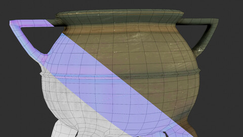 Blender Texture Breakdown material