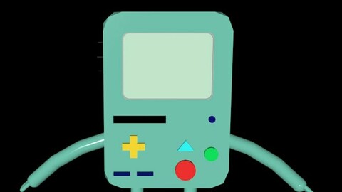 BMO - Adventure Time - 3D Model - Cinema 4D