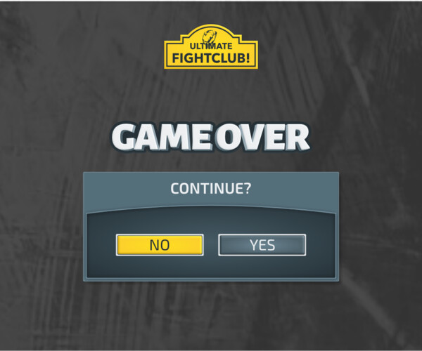 ArtStation Game UI Kit (Fighting) Game Assets