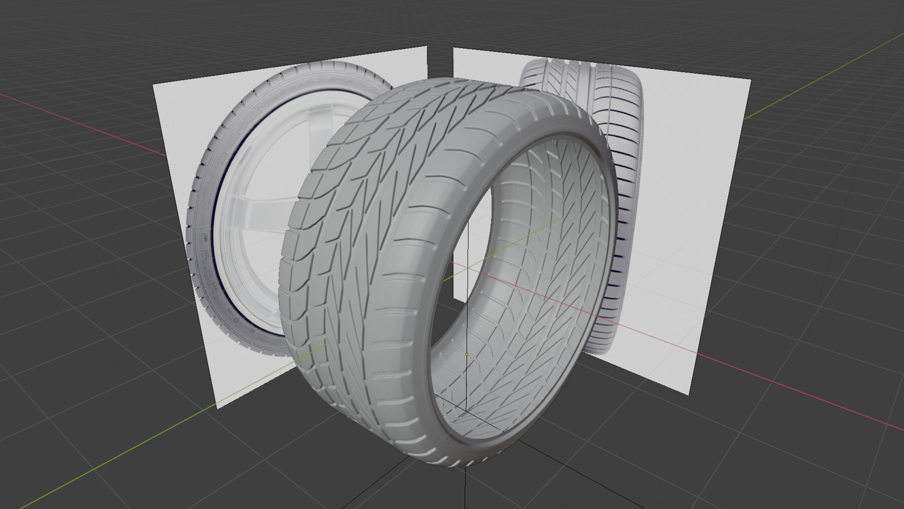 ArtStation - Supercar Wheel Tire concept 3D model | Resources