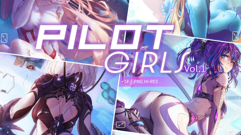 Pilot Girls |  Wallpapers NSFW Full Pack