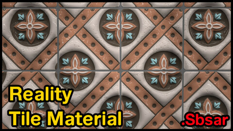 Reality Tile Material / v13 / .sbsar